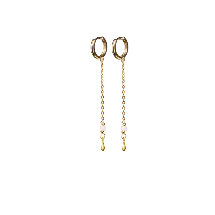 Alda - Chain Hoop Earrings Stainless Steel