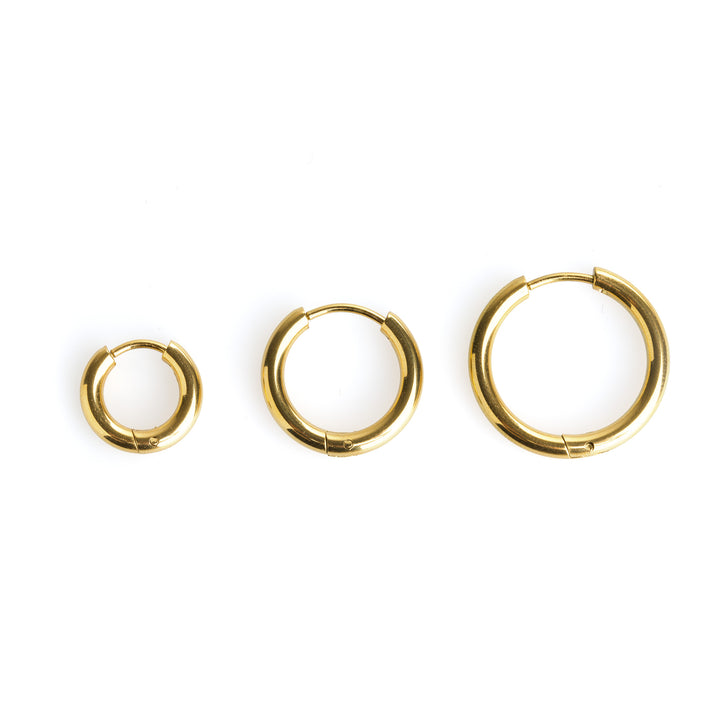 Hollie - Creolen 13mm Edelstahl