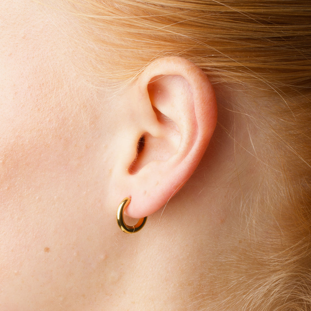 Hollie - Creolen 13mm Edelstahl