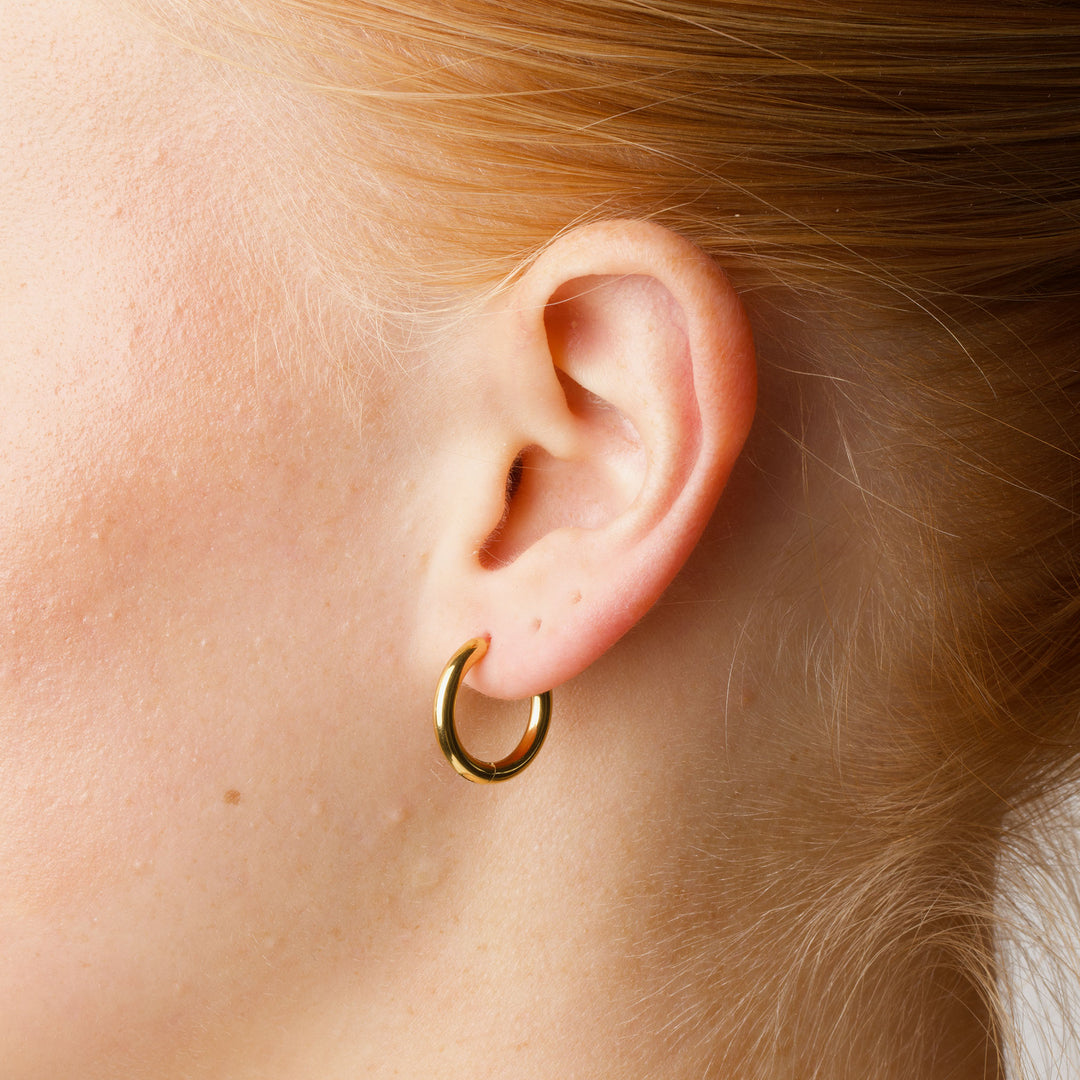 Hollie - Creolen 17mm Edelstahl