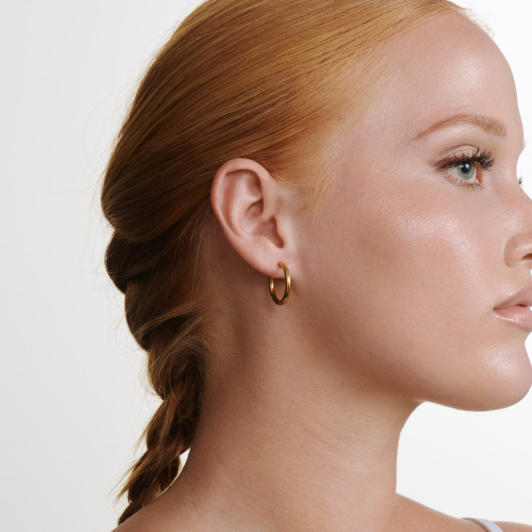 Hollie - Creolen 21mm Edelstahl