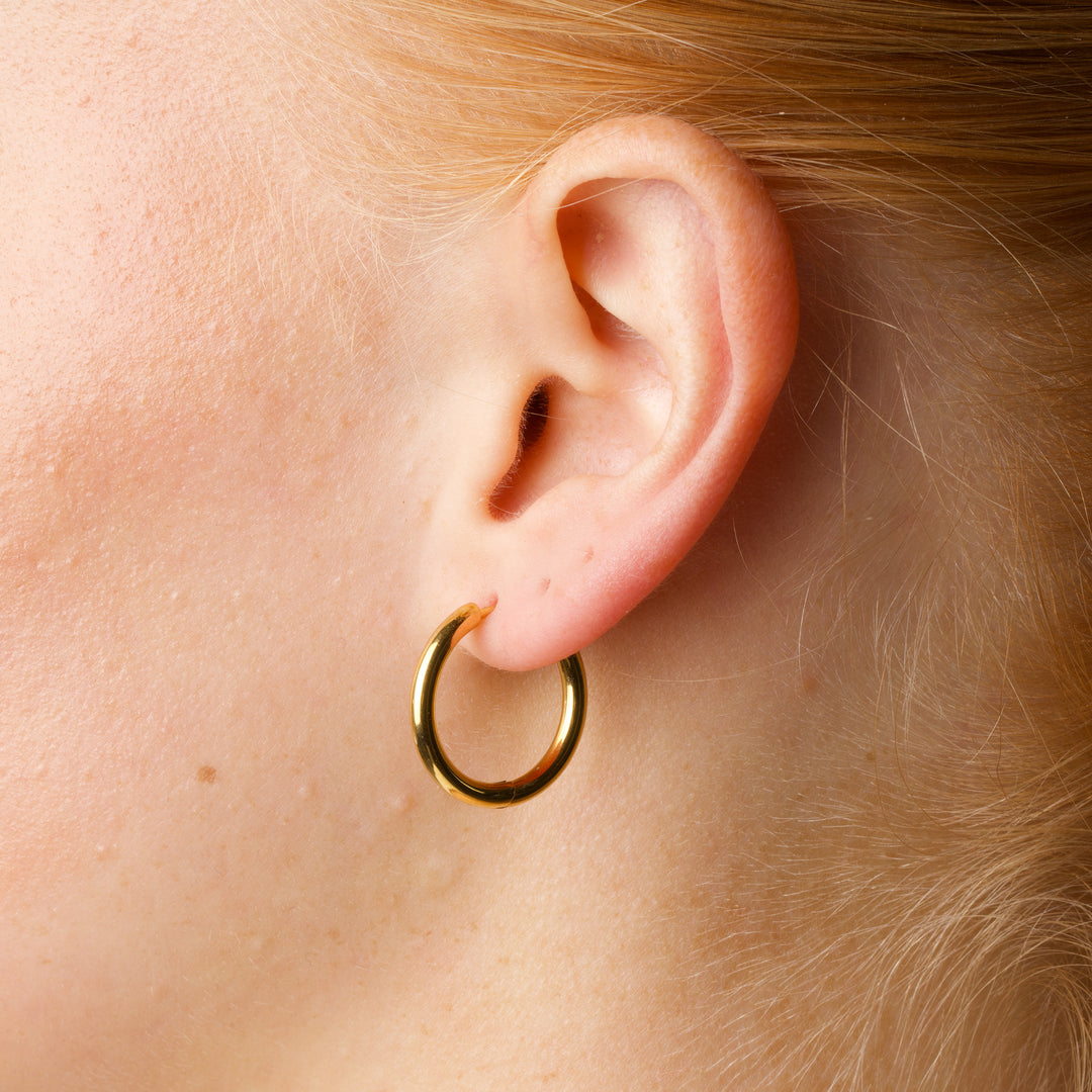 Hollie - Creolen 21mm Edelstahl