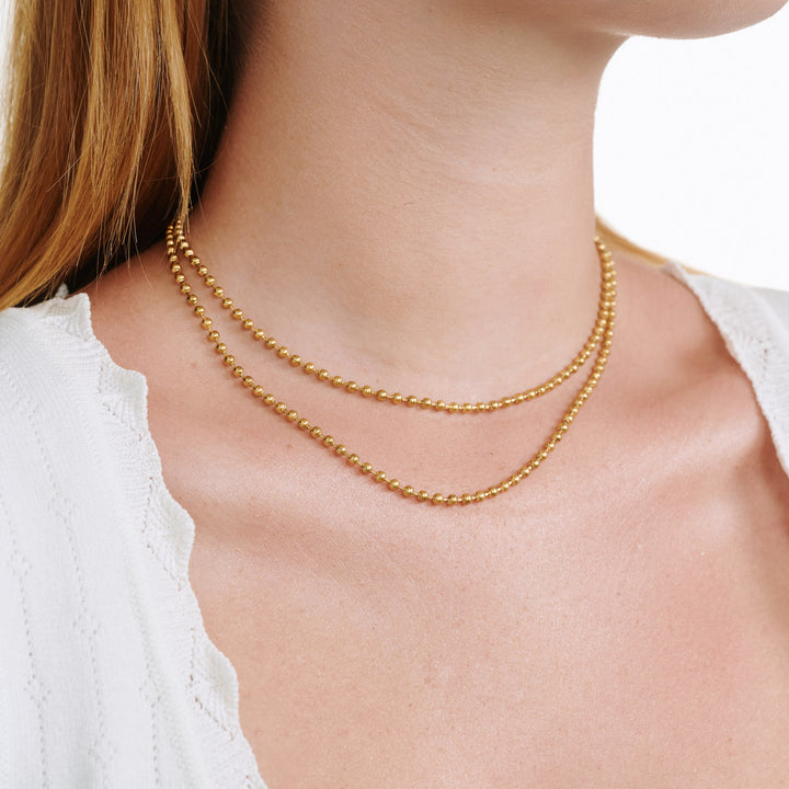 Sansa - Ball Chain Necklace Stainless Steel