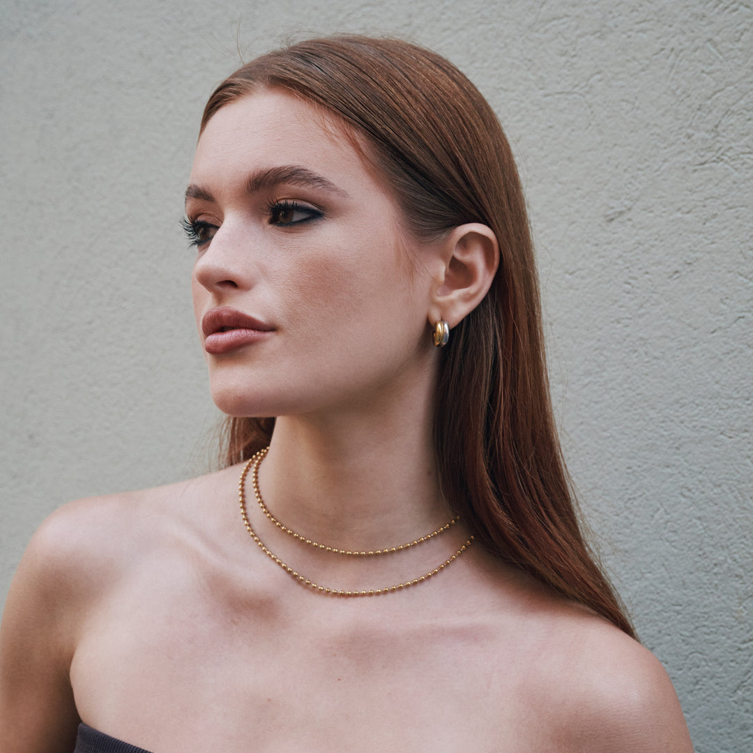 Sansa - Ball Chain Necklace Stainless Steel