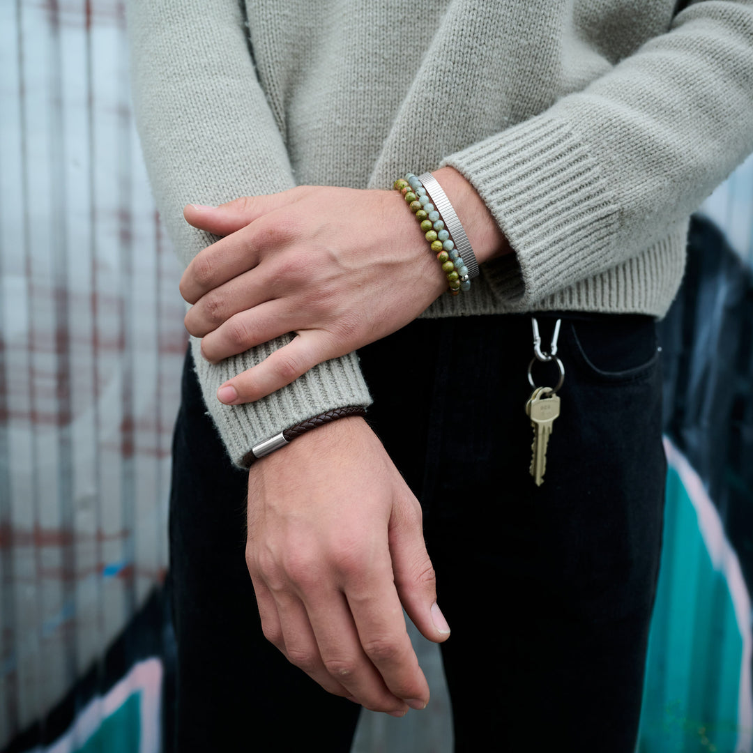 Tage - Bangle Armreif Edelstahl