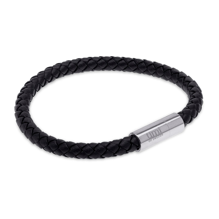 Oliver - Leather Bracelet Stainless Steel