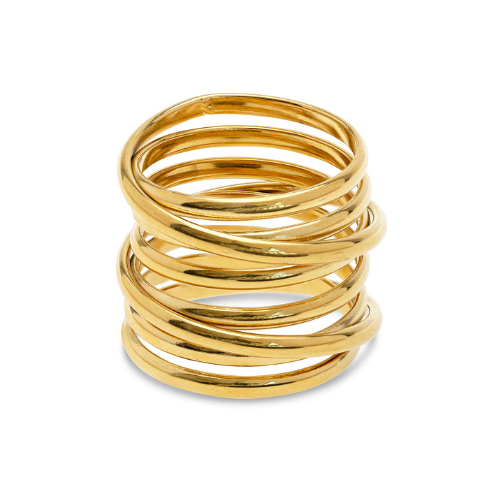 Kylie - Multi Layered Ring Stainless Steel