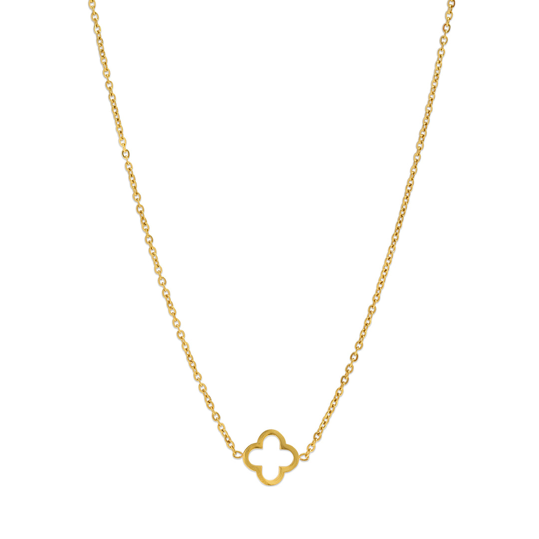 Tui - Clover Necklace Stainless Steel