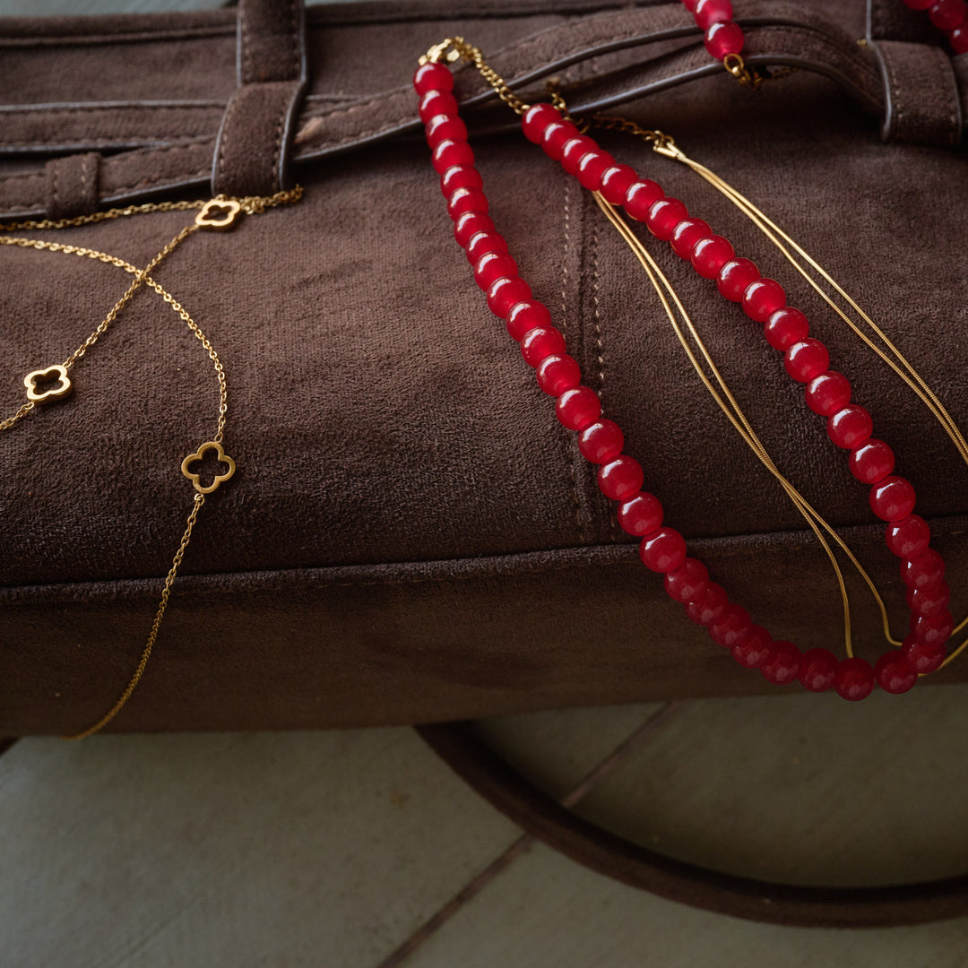 Tui - Clover Necklace Stainless Steel