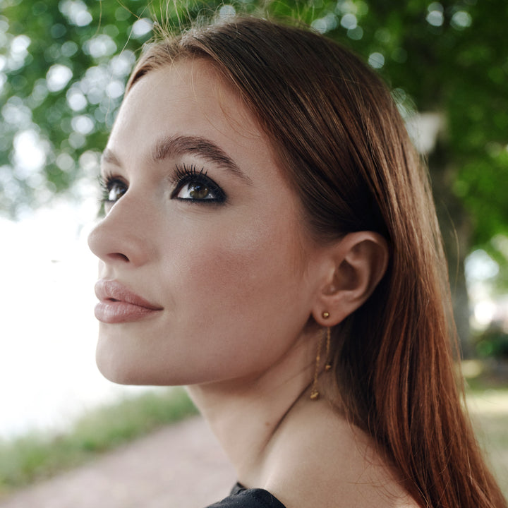 Nella – Herz-Ketten-Ohrringe Edelstahl