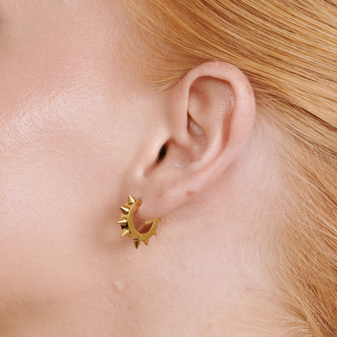 Elda - Spike Creolen Edelstahl