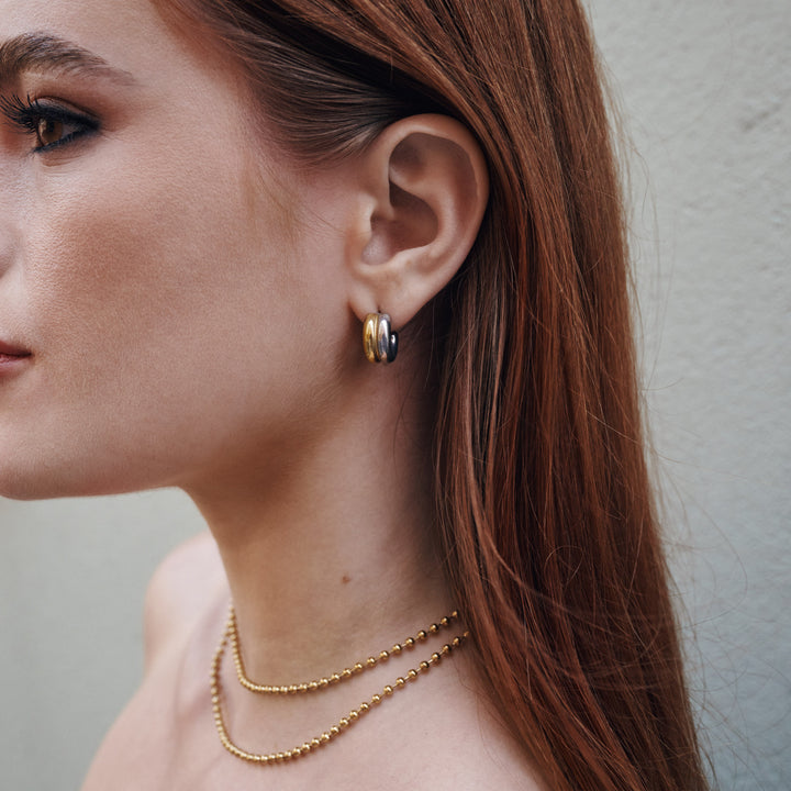 Vendela - Duo Ohrringe Edelstahl