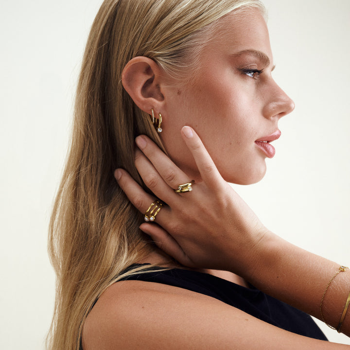 Jenina - Pearl Ring Stainless Steel