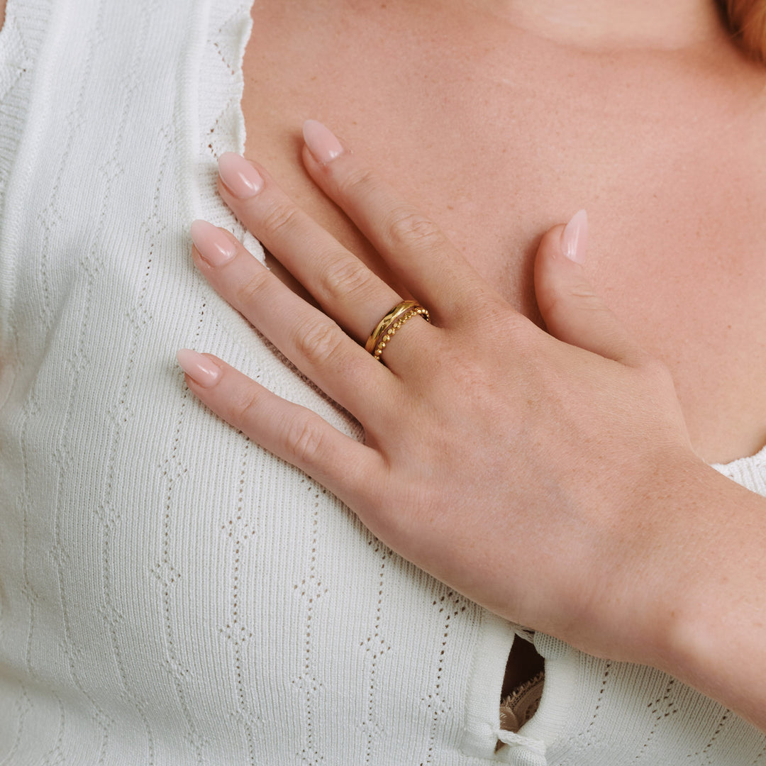 Polly - Duo Ring Stainless Steel