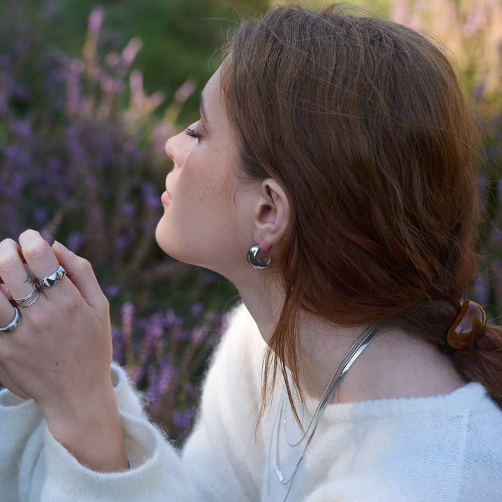 Maria - Interlocked Ring Stainless Steel