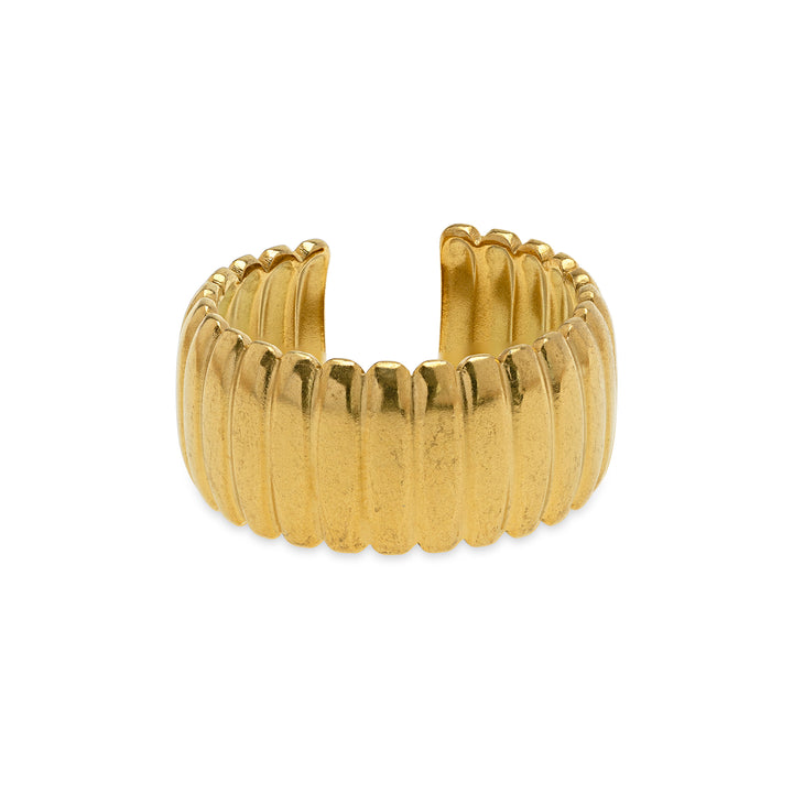 Nova - Ribbed Ring Stainless Steel