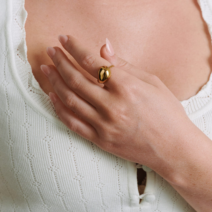 Farah - Statement Ring Stainless Steel