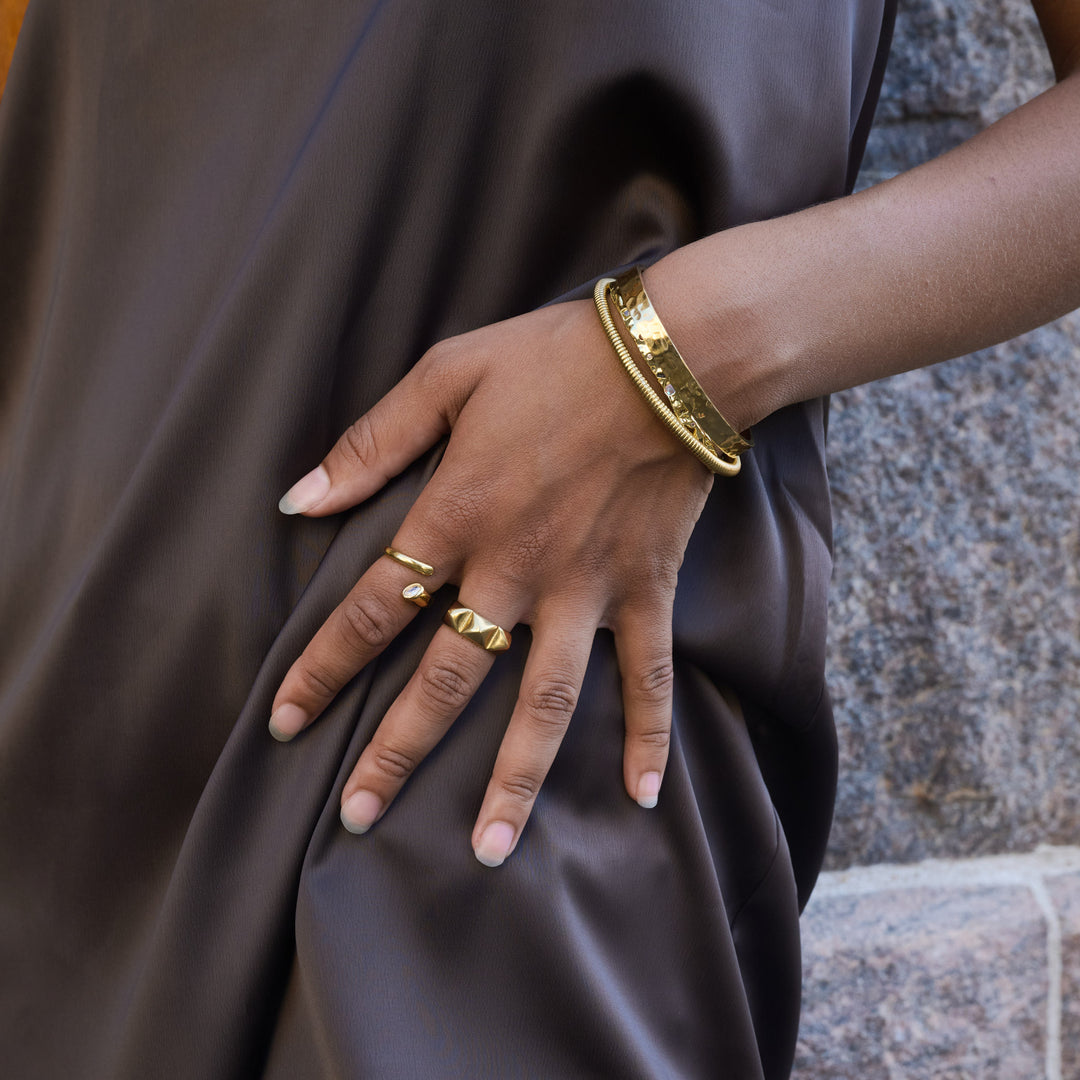 Ru - Spike Ring Stainless Steel