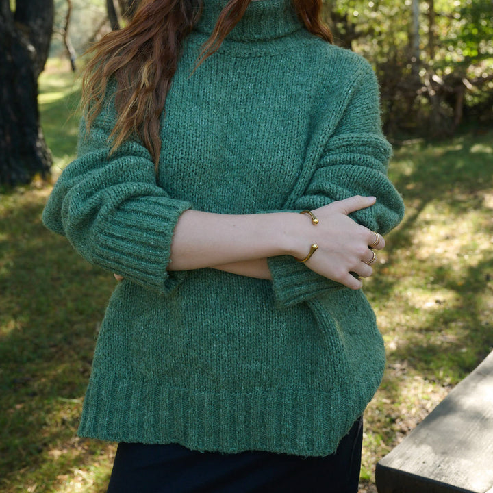 Petra - Offenes Armreif Armband Edelstahl