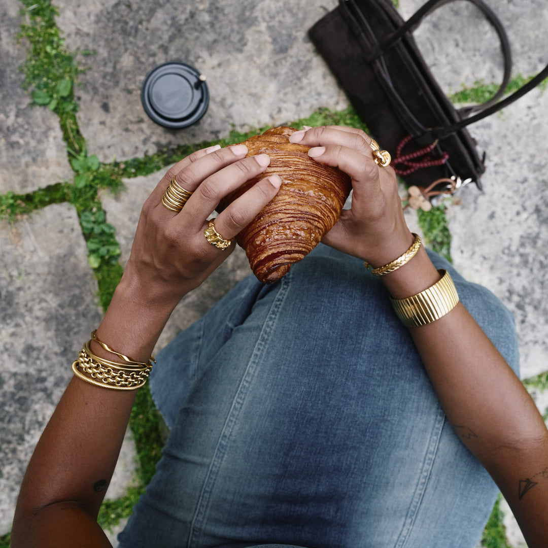 Ruth - Chunky Kettenarmband Edelstahl