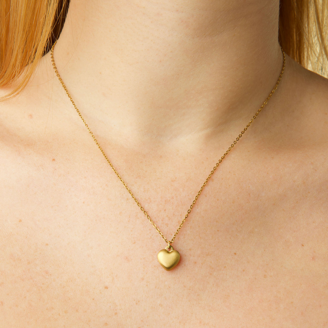 Bellamy - Herz Halskette Edelstahl