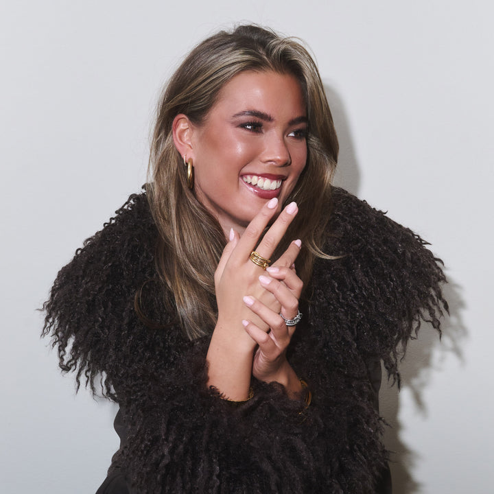 Ethel - Ringstack Kristall Edelstahl