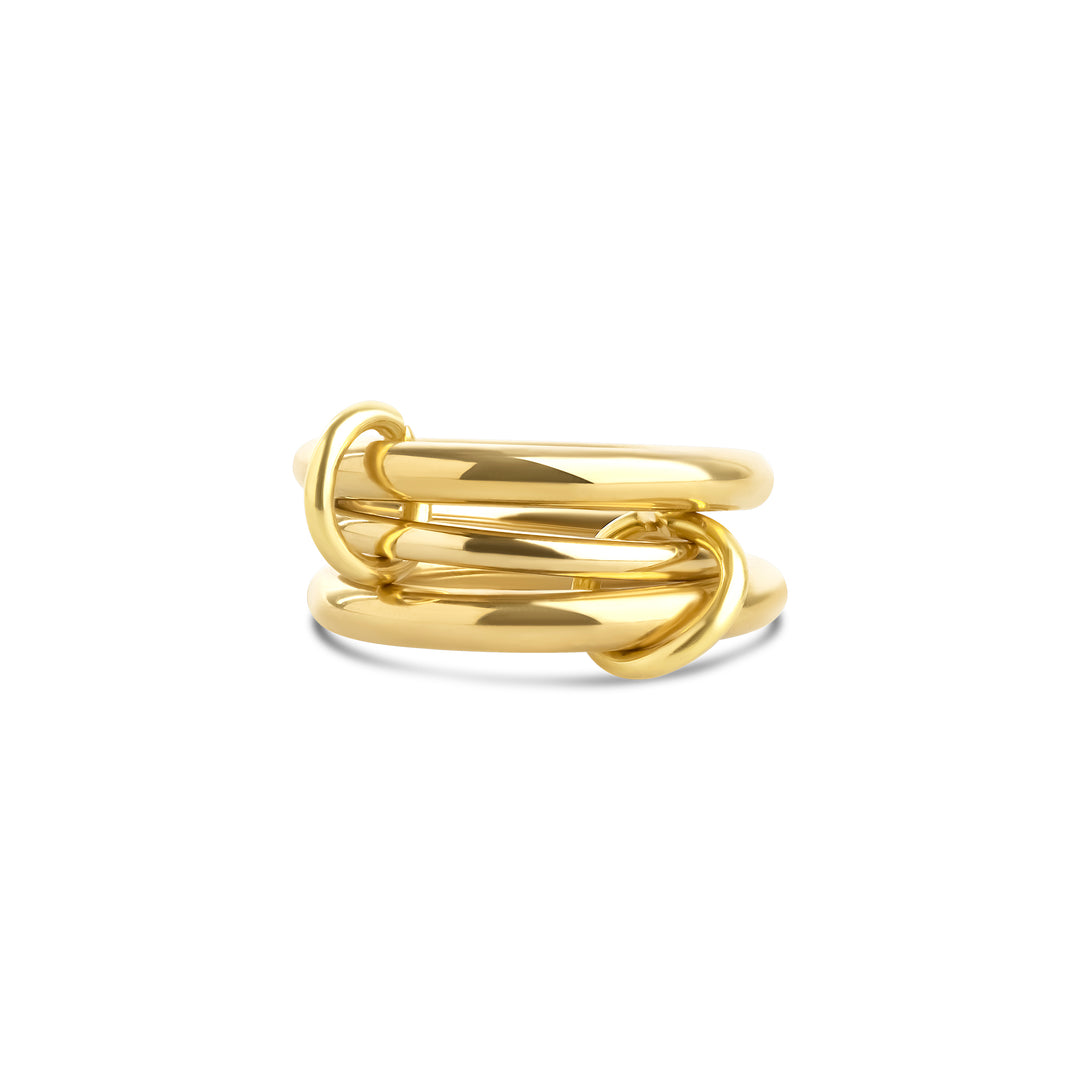 Irene - Stacked Ring Sleek Stainless Steel