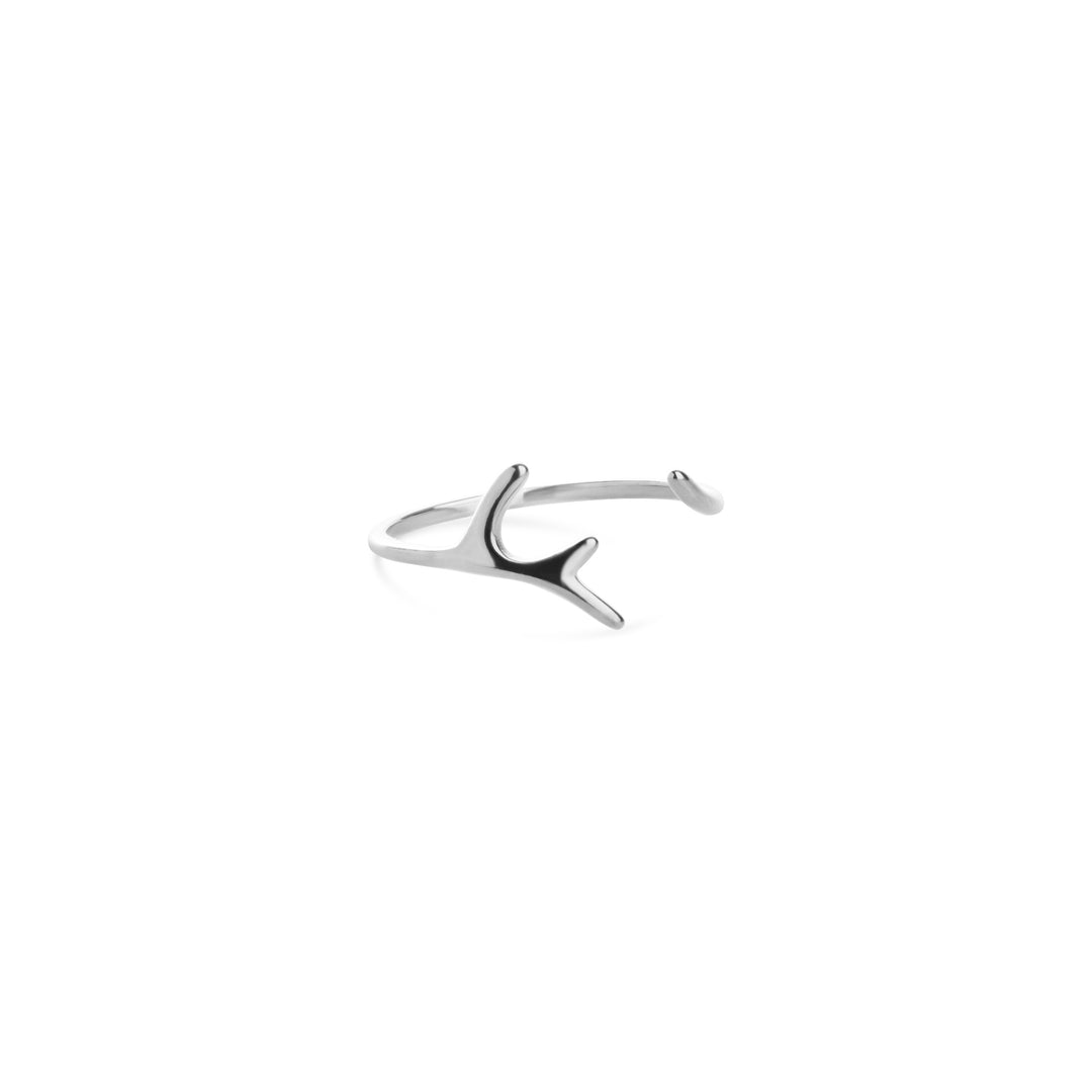 Janna - Zarter Zweig-Ring aus Edelstahl