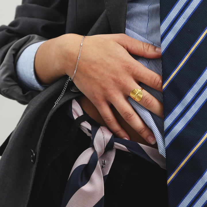 Jiselle - Auffälliger Ring aus Edelstahl