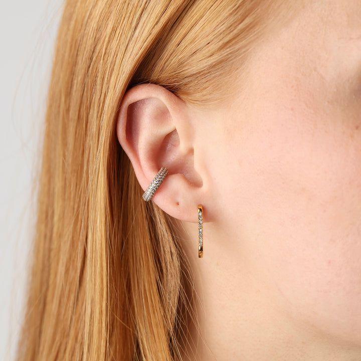 Solina - Kristall Ear Cuff Edelstahl