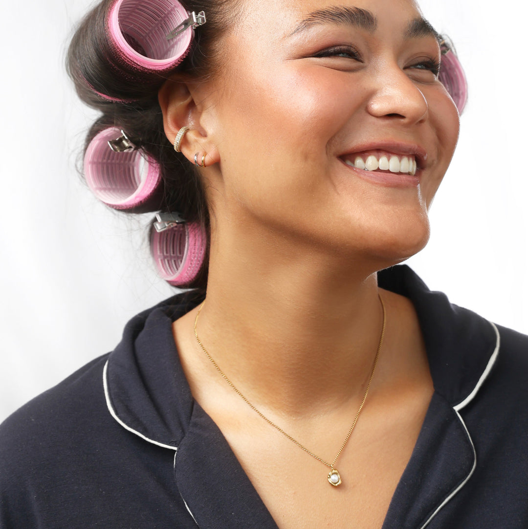 Solina - Kristall Ear Cuff Edelstahl