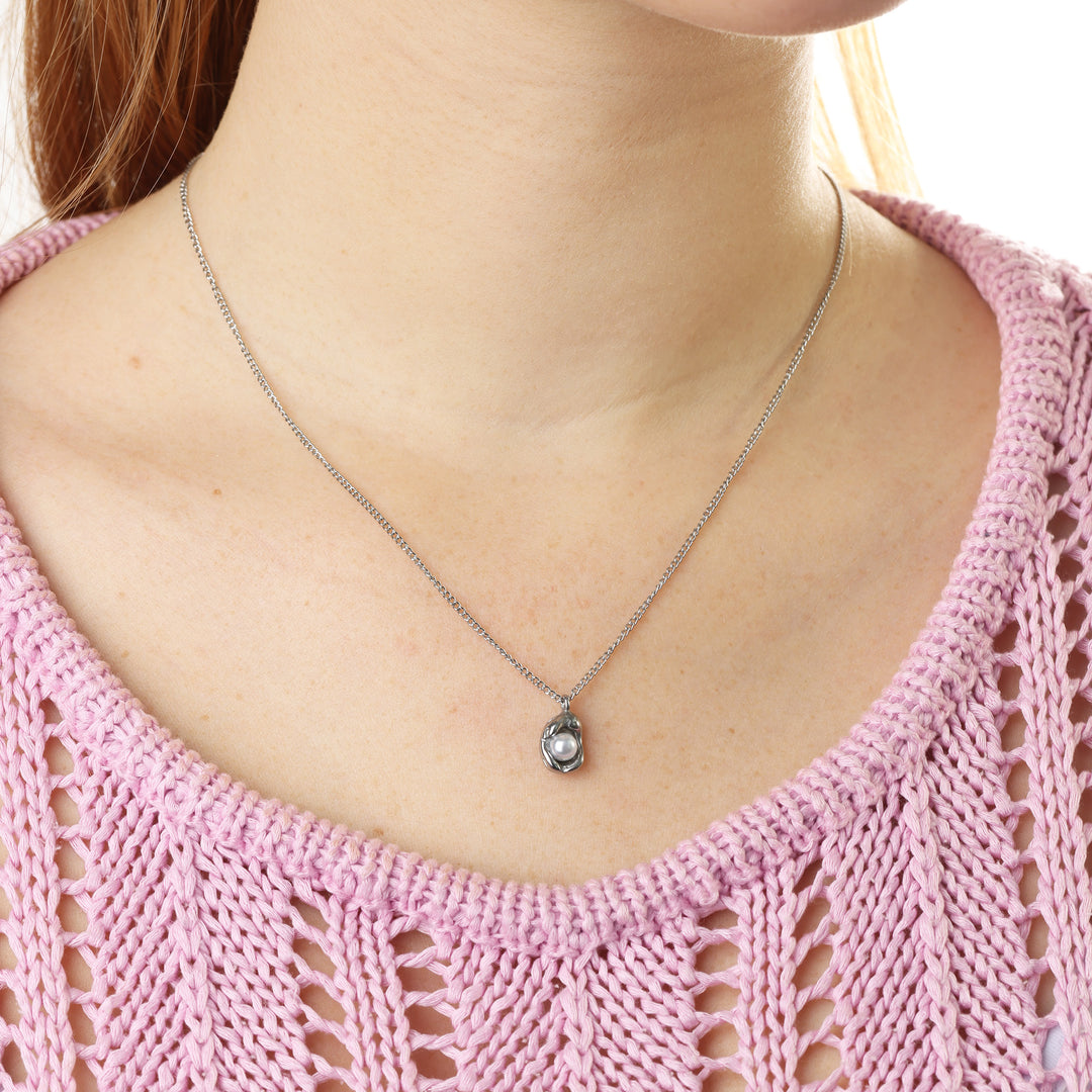 Ilse - Perlenkette Edelstahl