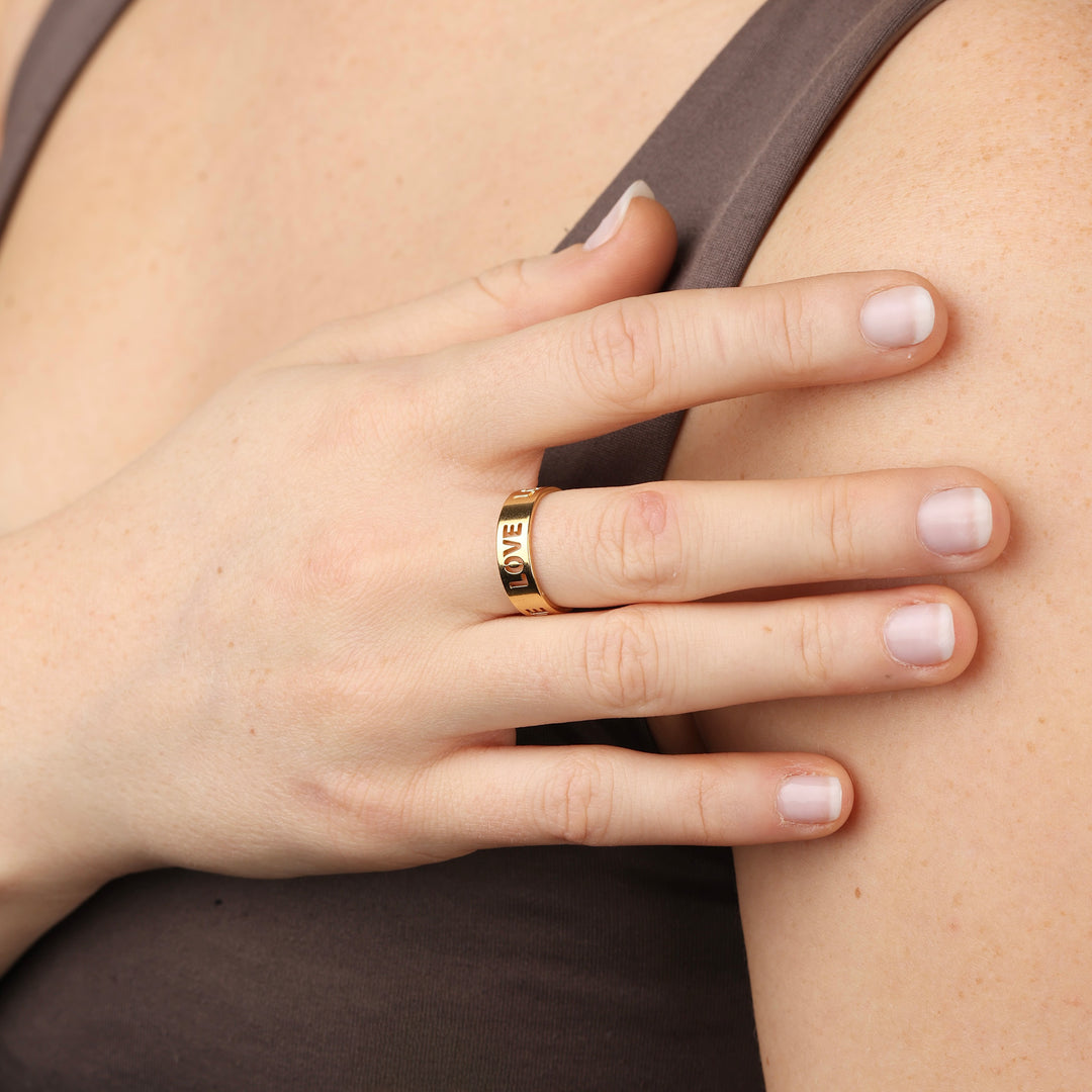 Jive - Love Letter Ring Edelstahl