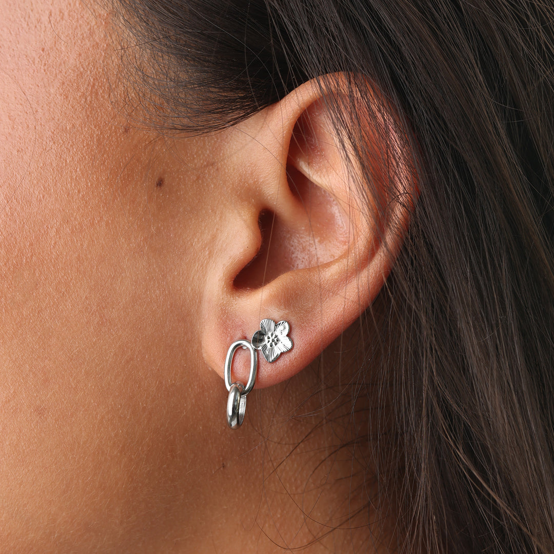 Sadia - Ohrstecker Blumen Edelstahl