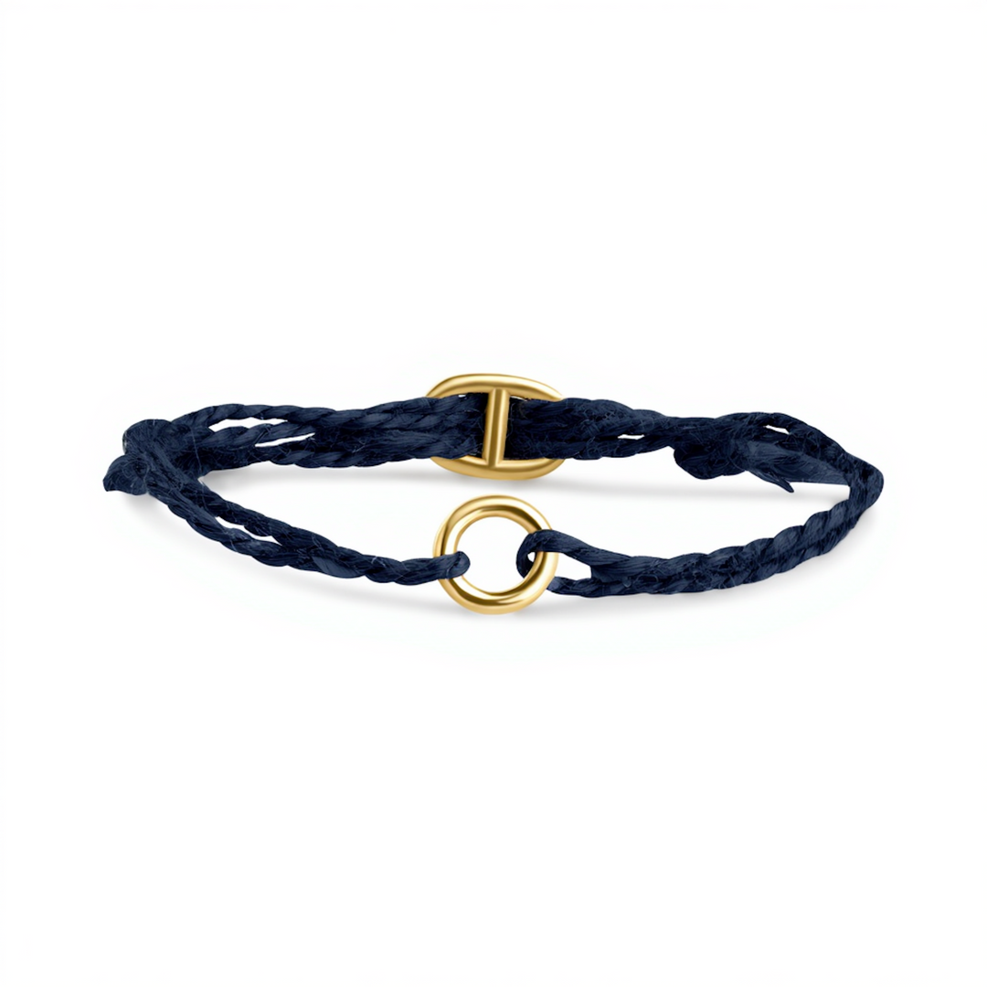 Alex - Seilarmband aus Edelstahl