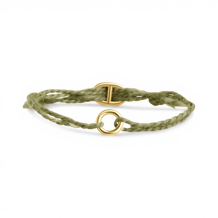 Alex - Seilarmband aus Edelstahl