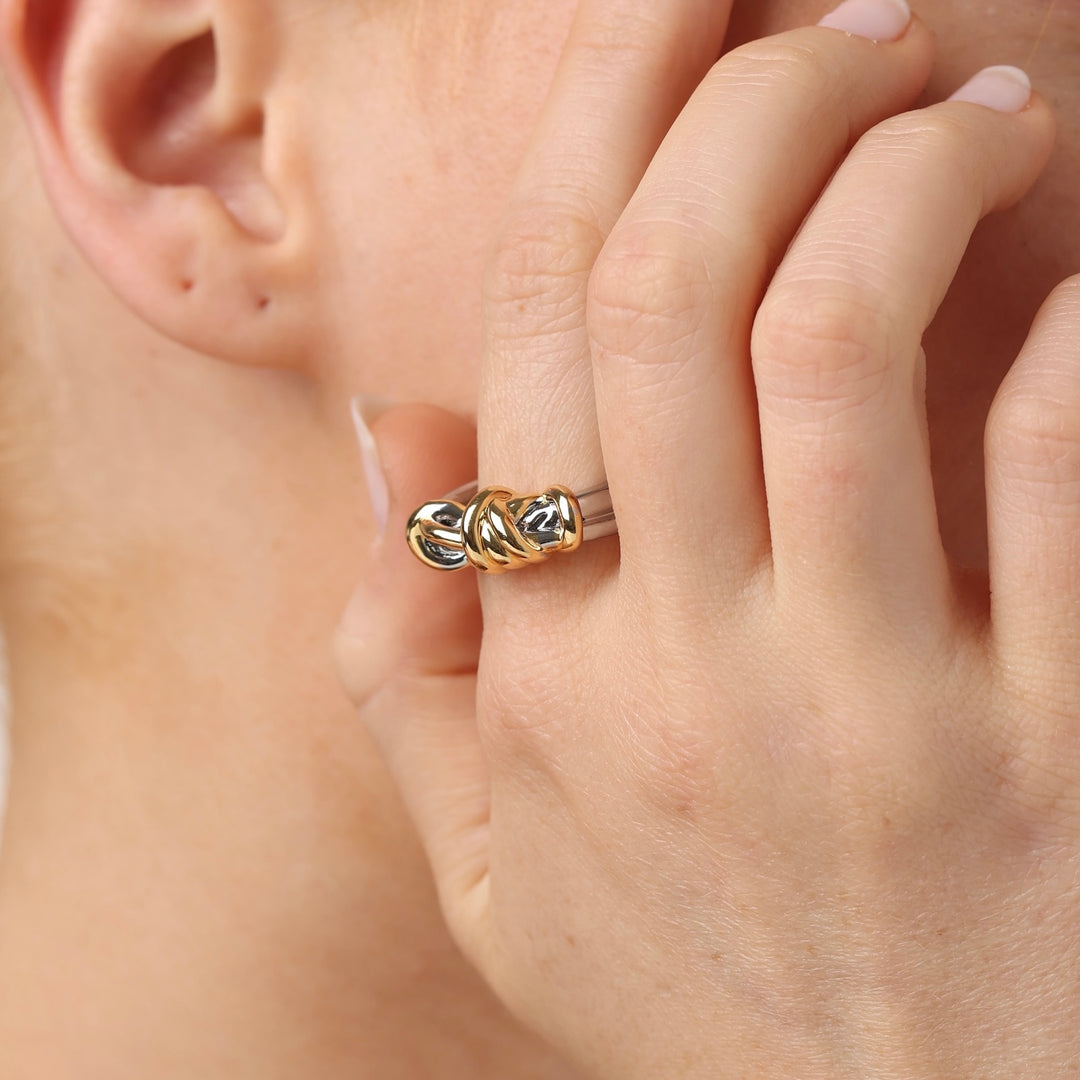 Kelly - Knotenring aus Edelstahl