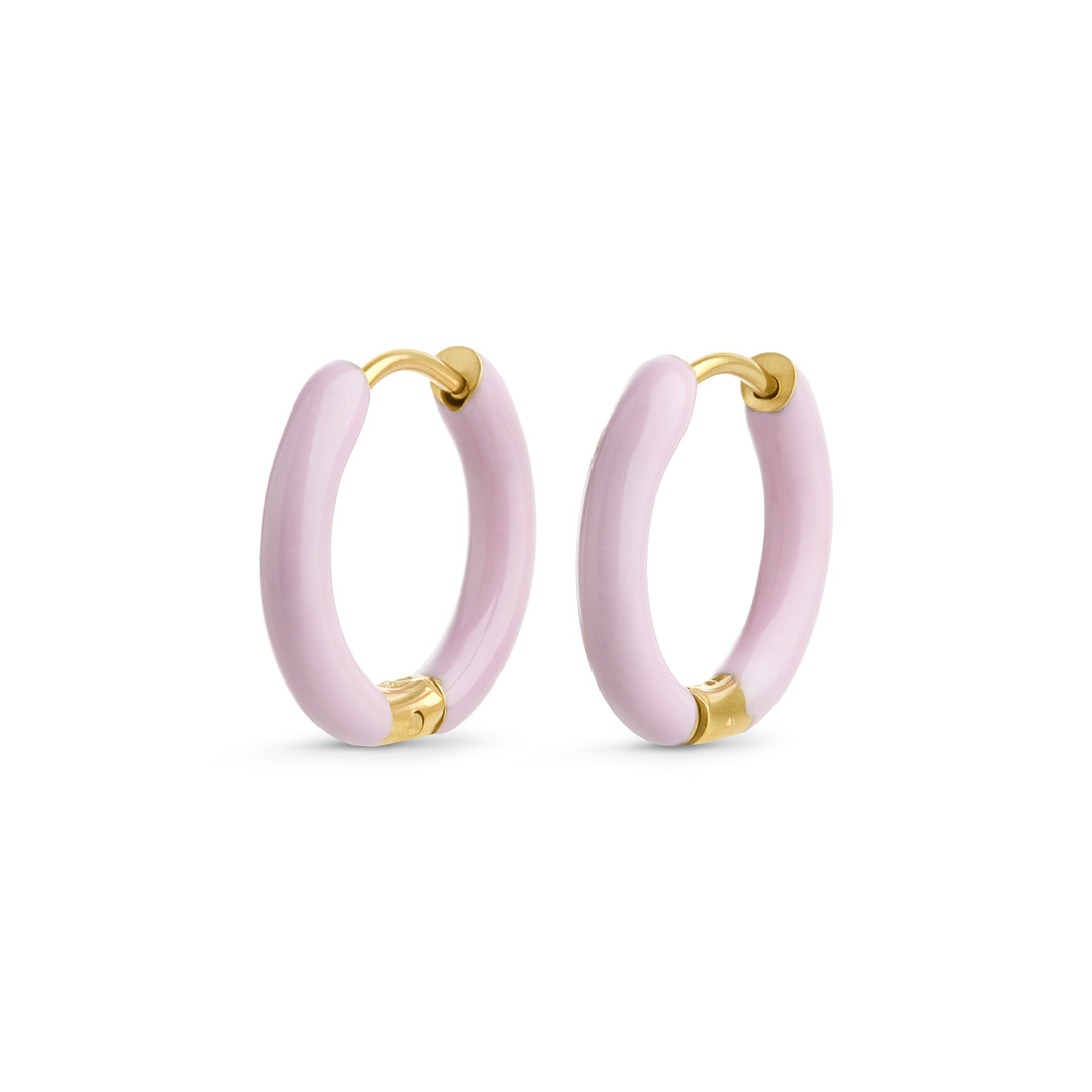Kaja - Huggie Creolen 17mm Edelstahl