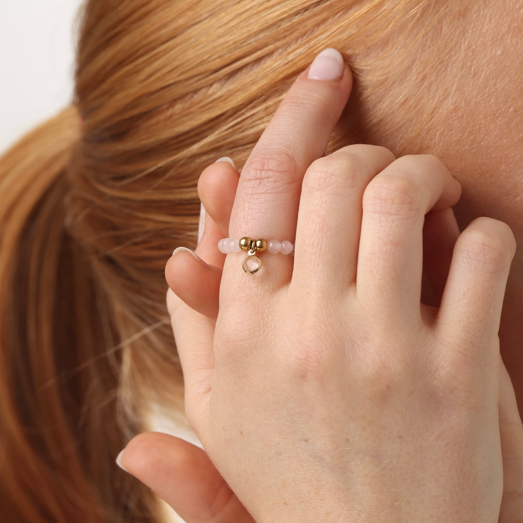 Hope - Stone Ring Stainless Steel