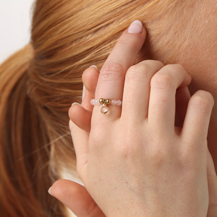 Hope - Stone Ring Stainless Steel