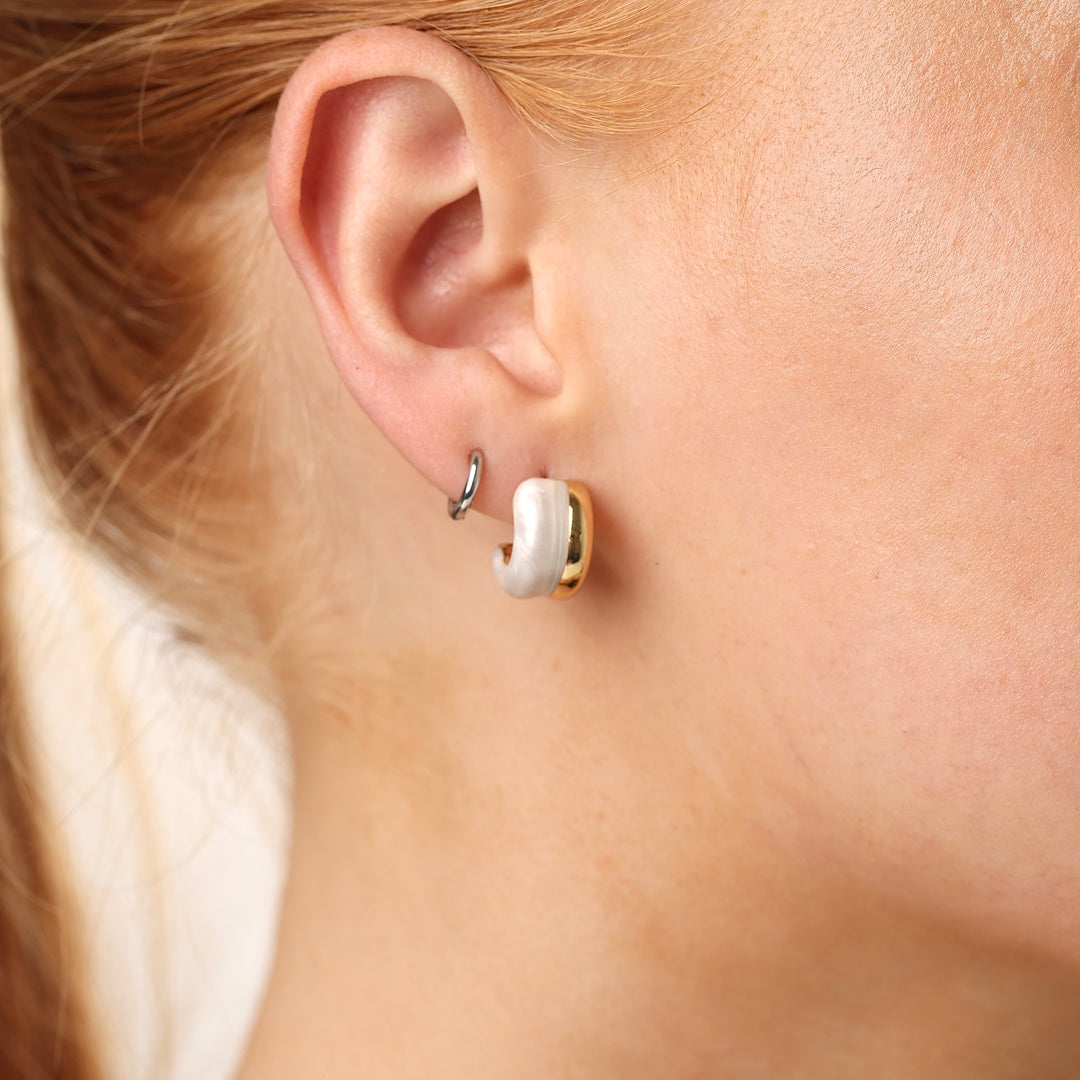 Engla - Duo Stud Earrings Stainless Steel