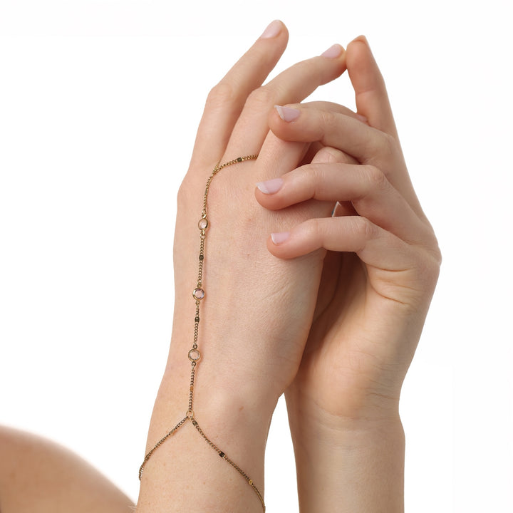 Ioana - Crystal Armlet Stainless Steel