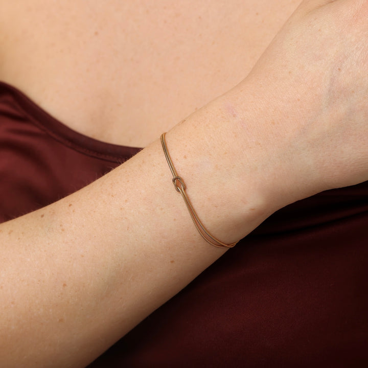 Mio - Knotenketten-Armband aus Edelstahl