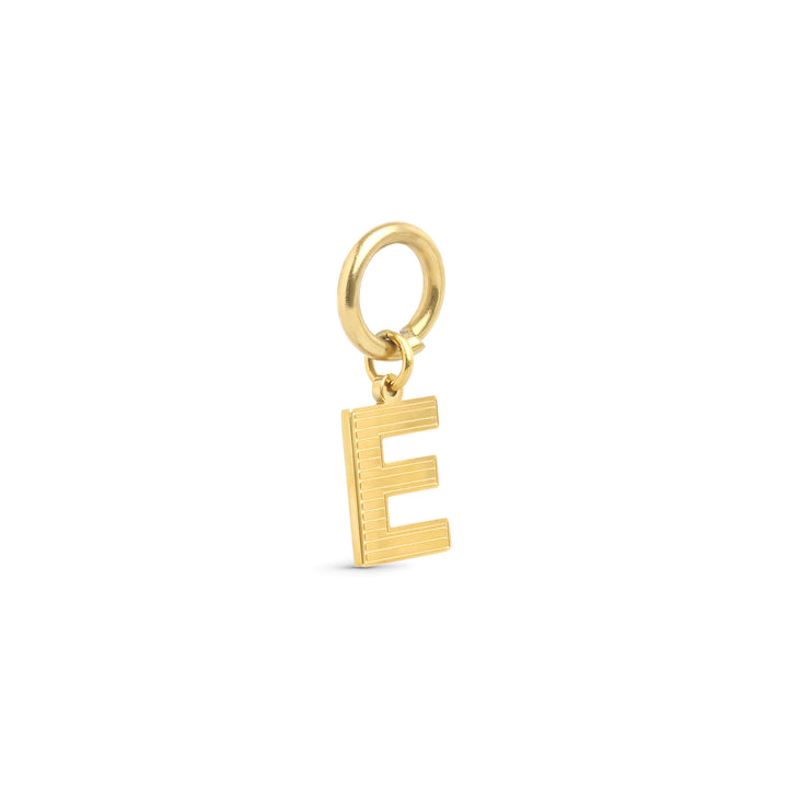 Sanya - Initial Charm Gold Edelstahl