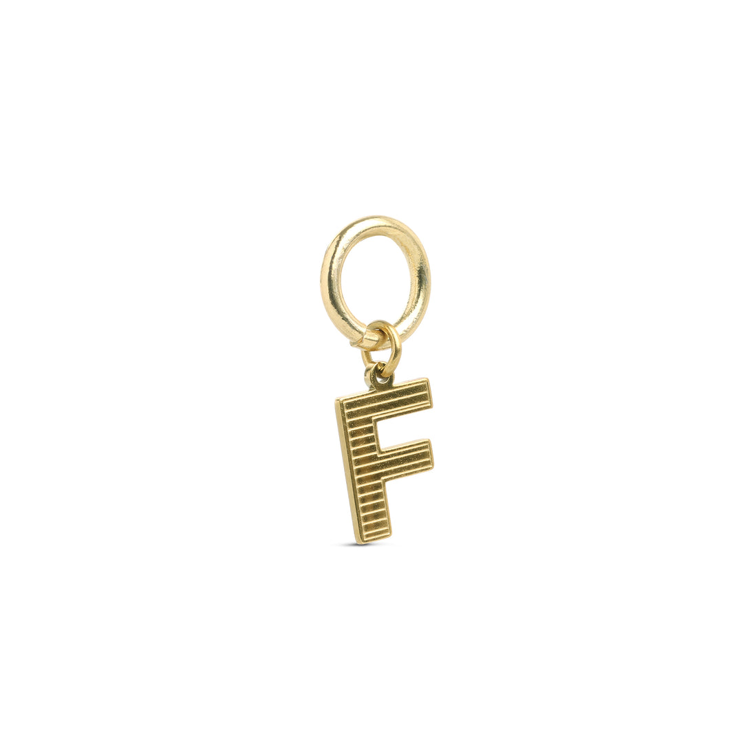 Sanya - Initial Charm Gold Edelstahl