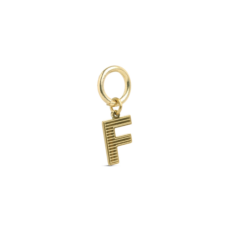 Sanya - Initial Charm Gold Edelstahl
