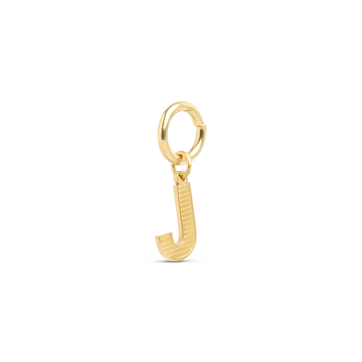 Sanya - Initial Charm Gold Edelstahl