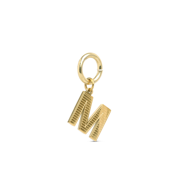Sanya - Initial Charm Gold Edelstahl