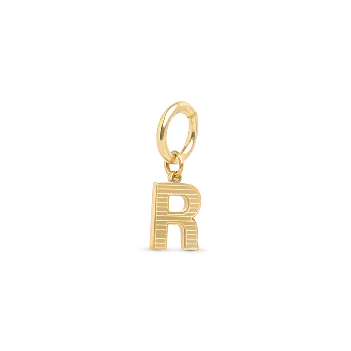 Sanya - Initial Charm Gold Edelstahl