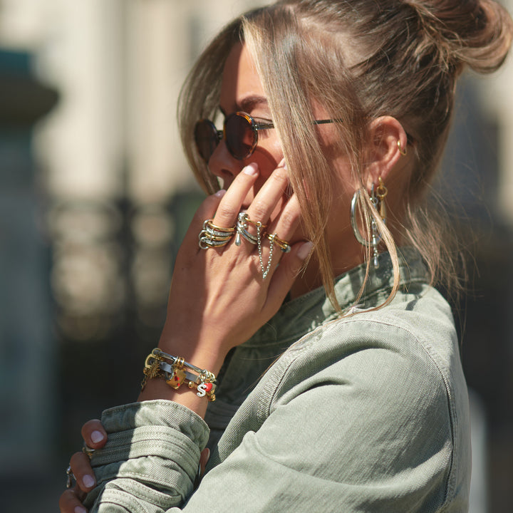 Inez - Triple Statement Ring Stainless Steel